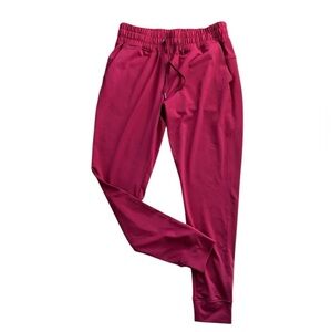 Barbell Contour Joggers Sz M In Berry Pockets Athletic Performance Active